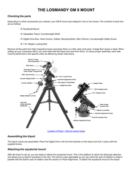 The Losmandy Gm 8 Mount