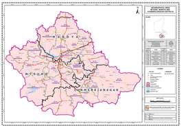 MYSURU, MANDYA and CHAMARAJANAGAR DISTRICTS N N " " 0 0 ' ± ' 0 0 ° ° 3 3 1 ! Belluru 1 Á! KEY MAP ¤£75