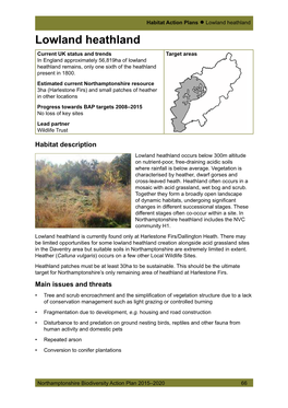 Lowland Heathland