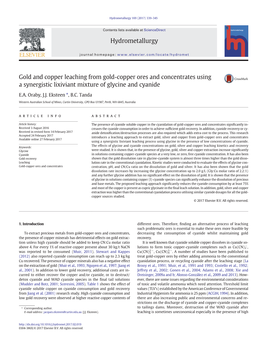 Hydrometallurgy 169 (2017) 339–345