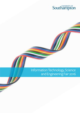 Information Technology, Science and Engineering Fair 2016 Contents