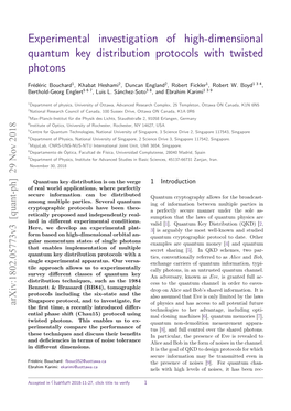 Experimental Investigation of High-Dimensional Quantum Key Distribution Protocols with Twisted Photons