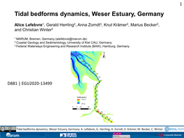 Tidal Bedforms Dynamics, Weser Estuary, Germany