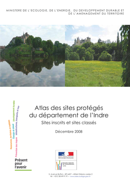 Atlas Des Sites Protégés Du Département De L'indre