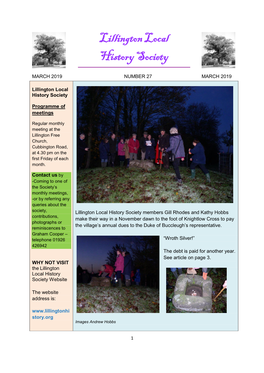 Lillington Local History Society Lillington Local History Society