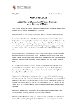 Media Release