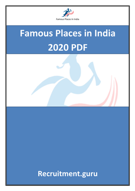 Famous Places in India 2020 PDF