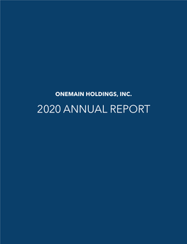 2020 ANNUAL REPORT FINANCIAL HIGHLIGHTS ($ in Millions, Except Per Share Amounts)