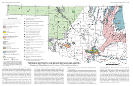 Mineral Deposits and Resources of Oklahoma An