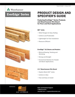 Everedge Series Specifier's Guide