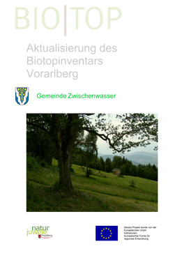 Aktualisierung Des Biotopinventars Vorarlberg