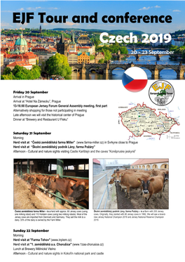 Czech 2019 20 - 23 September