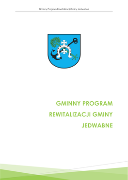 Gminny Program Rewitalizacji Gminy Jedwabne