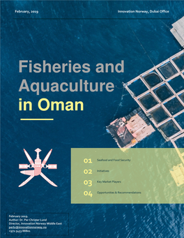 Fisheries and Aquaculture in Oman