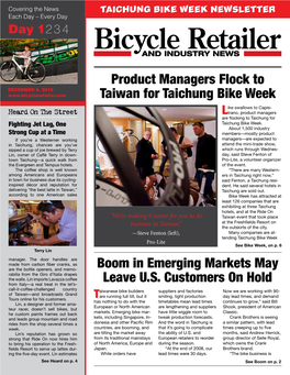 Product Managers Flock to Taiwan for Taichung Bike Week Boom In