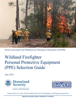 Wildland Firefighter Personal Protective Equipment (PPE) Selection Guide