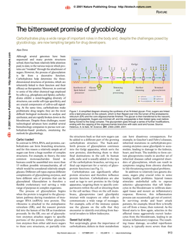 The Bittersweet Promise of Glycobiology