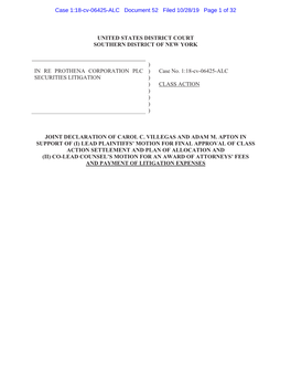 Case 1:18-Cv-06425-ALC Document 52 Filed 10/28/19 Page 1 of 32