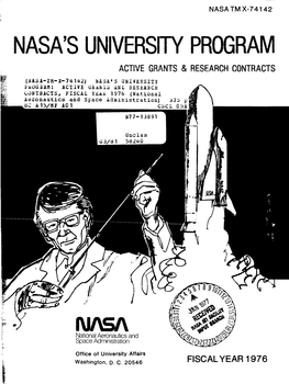 Nasa'suniversityprogram