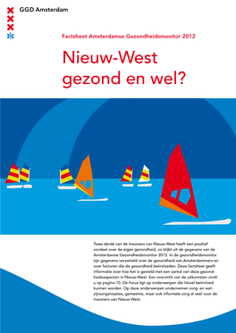 Nieuw-West Gezond En Wel?