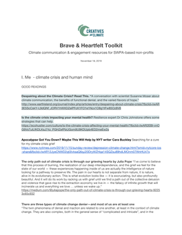 Brave & Heartfelt Toolkit