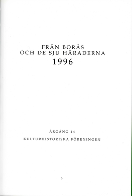 Fran Boras Och De Sju Haraderna 1996