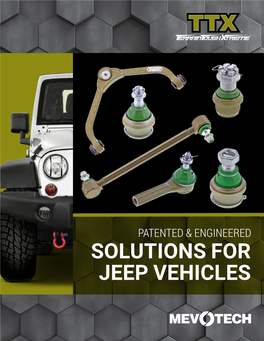 Patented & Engineered Solutions for Jeep Vehicles