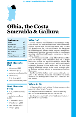 Olbia, the Costa Smeralda & Gallura