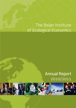 The Beijer Institute of Ecological Economics Annual Report 2010/2011