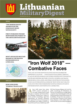 "Iron Wolf 2018" — Combative Faces