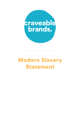 Final Modern Slavery Statement Craveable Brands.Pdf (730.3Kib)