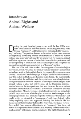 The Ideology of the Animal Rights Movement