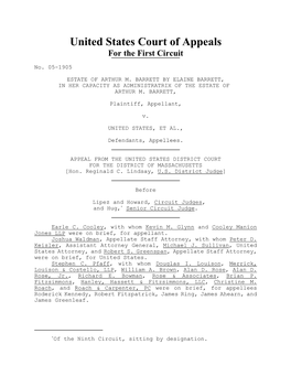 United States Court of Appeals for the First Circuit