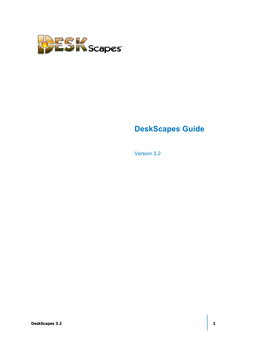 Stardock Deskscapes Guide (V3.2)