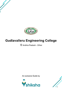 Gudlavalleru Engineering College