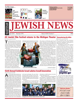 JCC Jewish Film Festival Returns to the Michigan Theater