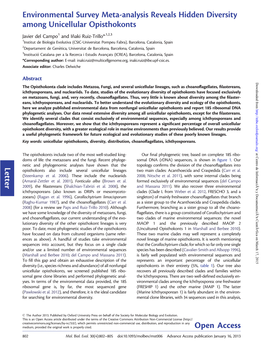 Letter Environmental Survey Meta-Analysis Reveals Hidden