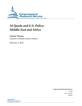 Al Qaeda and U.S. Policy: Middle East and Africa