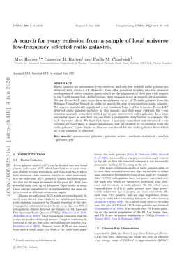 A Search for $\Gamma $-Ray Emission from a Sample of Local Universe Low