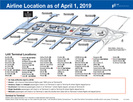 Airline Terminal Location Map EL19-0401