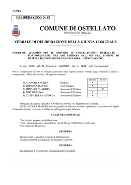 Comune Di Ostellato Provincia Di Ferrara