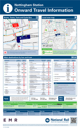 Destinations by Bus and Tram Buses, Trams, Taxis and Cycle Hire Local