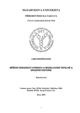 Masarykova Univerzita Přírodovědecká Fakulta