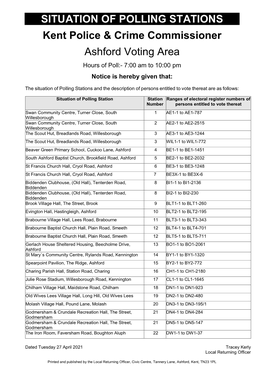 Ashford-Situation-Of-Polling-Stations