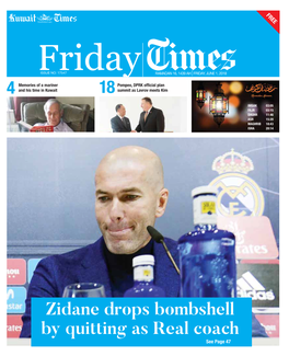4 18 Zidane Drops Bombshell by Quitting As Real Coach