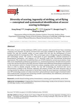 Conceptual and Systematical Identification of Soccer Scoring Techniques