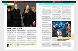 Fleetwood Mac?” and That’S Fair Her Process and Her Style Don’T Necessarily a Choice to Take the High Road in Terms of Enough