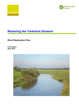 The River Derwent Restoration Plan