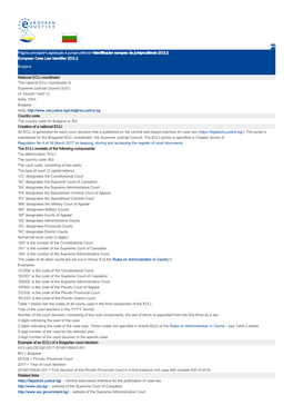 Portal Europeu Da Justiça