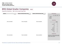 FTSE Factsheet